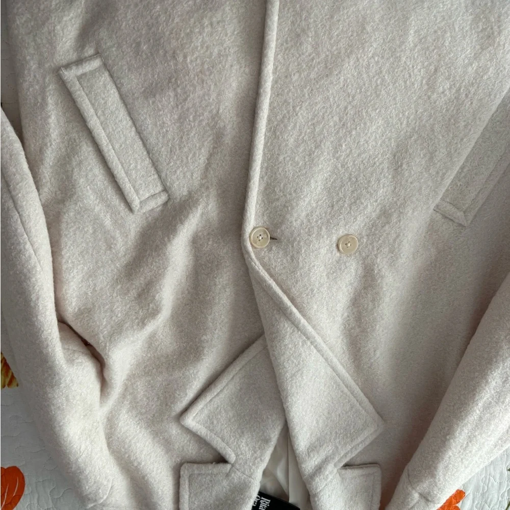 Cream Teddy Jacket - Picture 7 of 7
